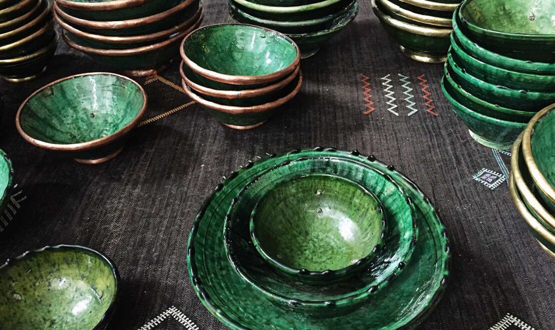 Poterie marocaine: Céramiques de Tamegroute